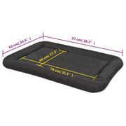 Dog mattress size xxl black v2560 - Vetonek