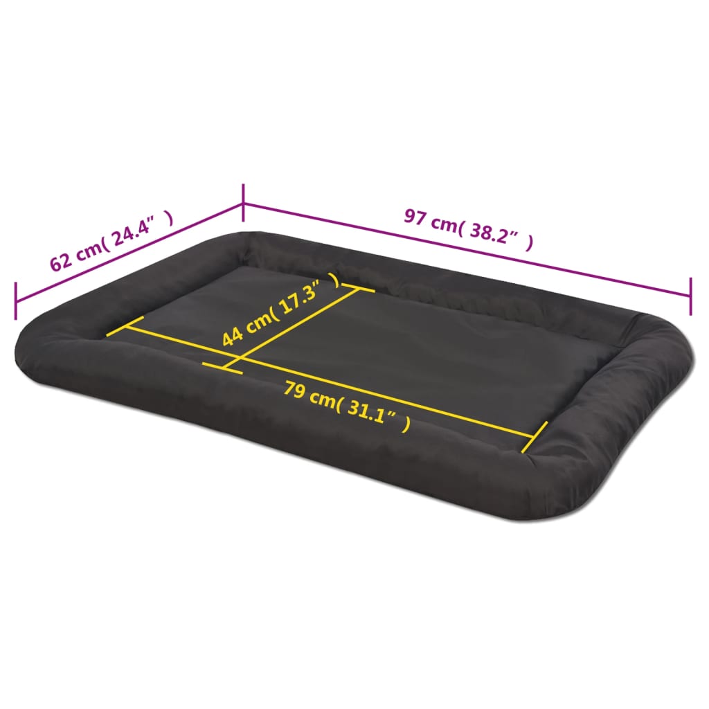 Dog mattress size xxl black v2560 - Vetonek