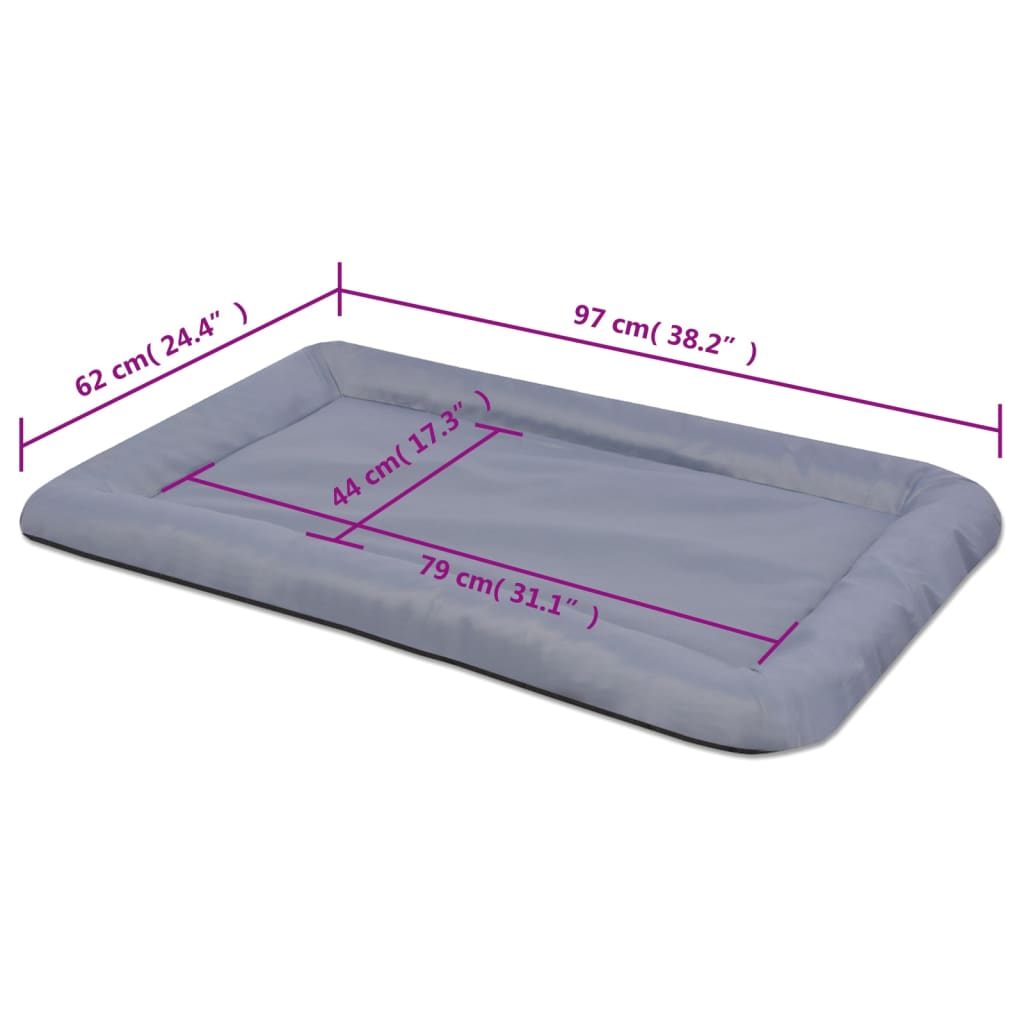 Dog mattress size xxl gray v2614 - Vetonek