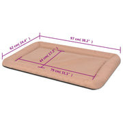 Dog mattress size xxl beige v2713 - Vetonek