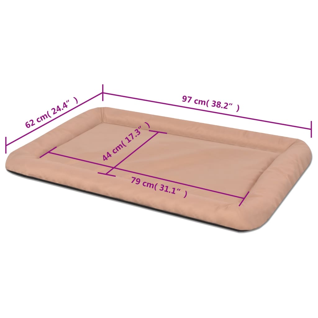 Dog mattress size xxl beige v2713 - Vetonek