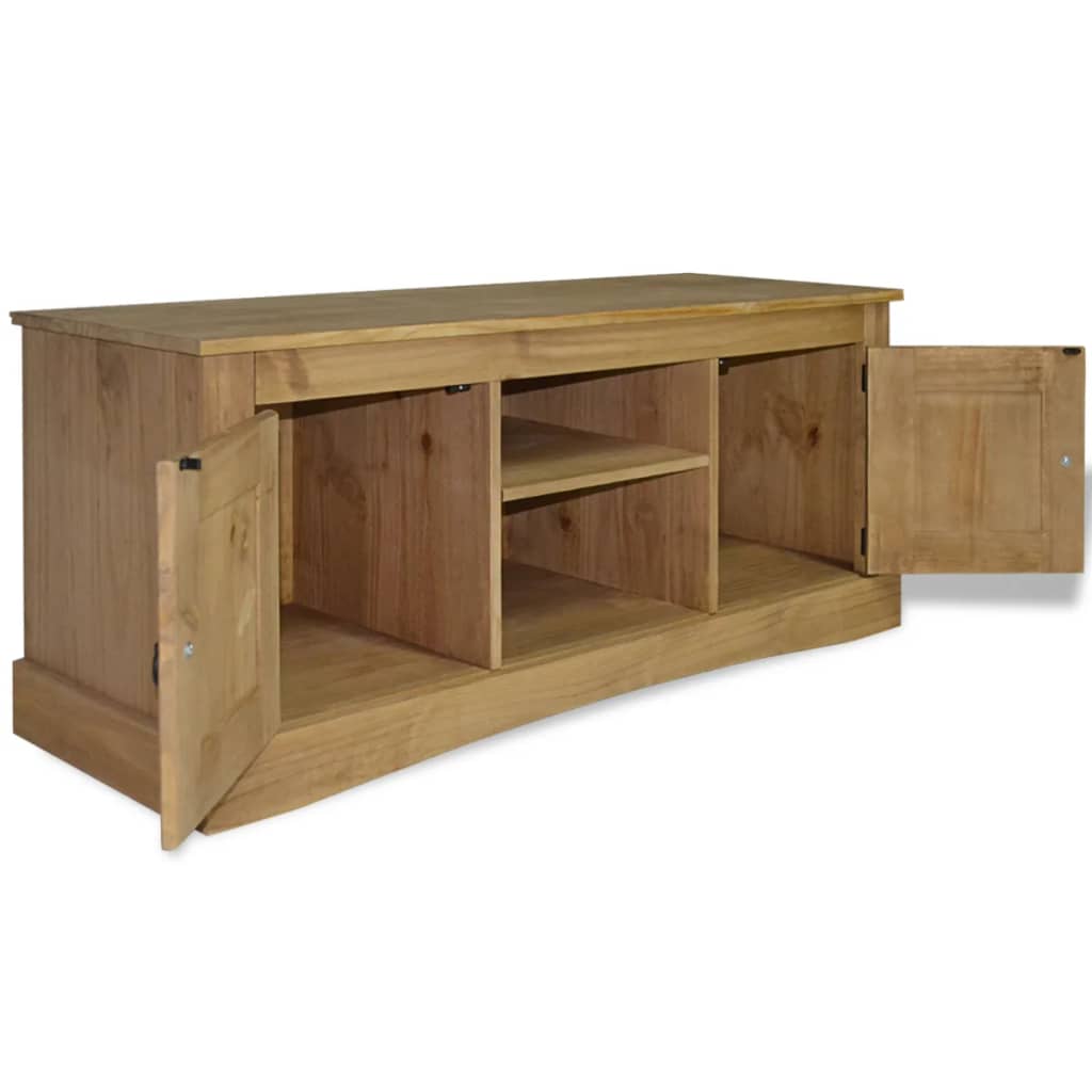 Mueble para TV Corona Range de pino mexicano 120x40x52 cm