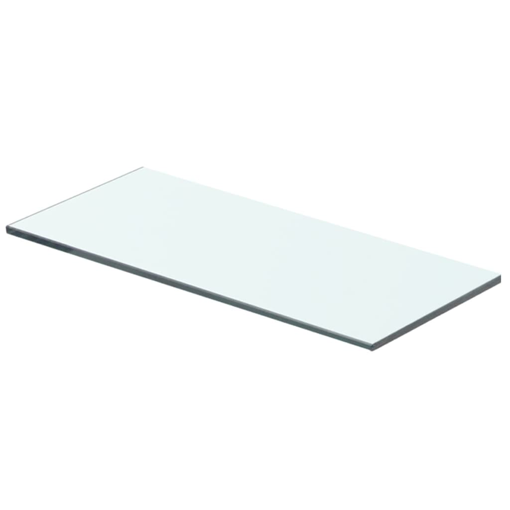 Vetonek Panel de estante vidrio claro 40x12 cm