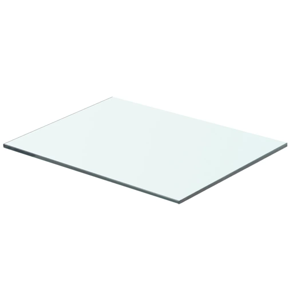 Vetonek Panel de estante vidrio claro 40x25 cm