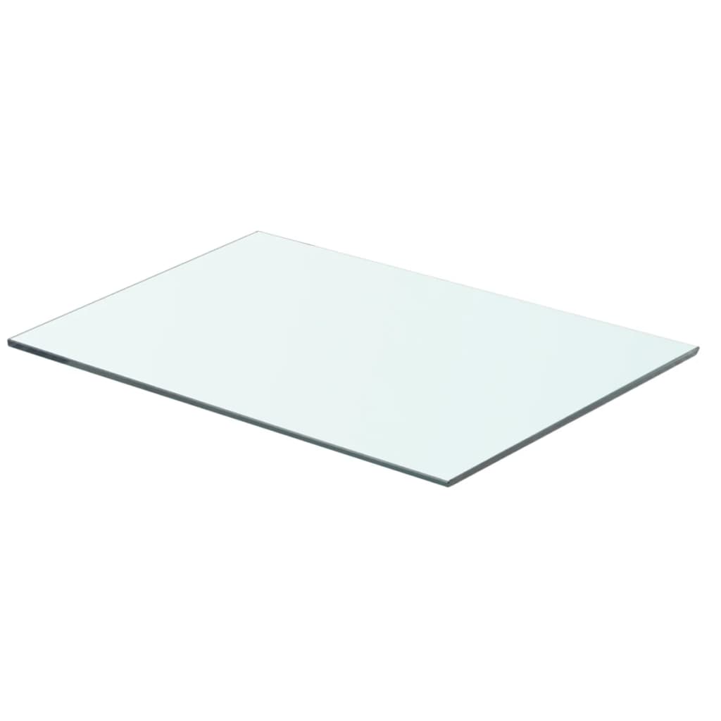 Vetonek Panel de estante vidrio claro 50x30 cm