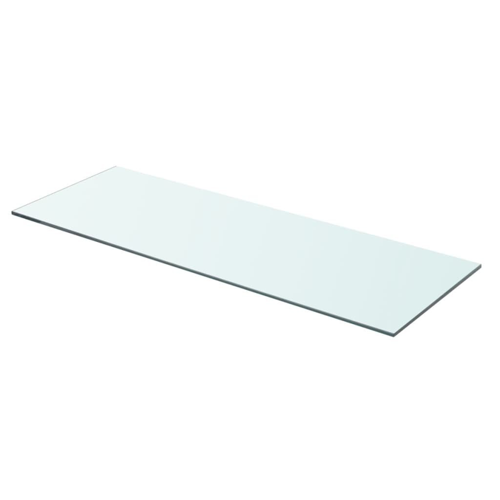 Vetonek Panel de estante vidrio claro 70x25 cm