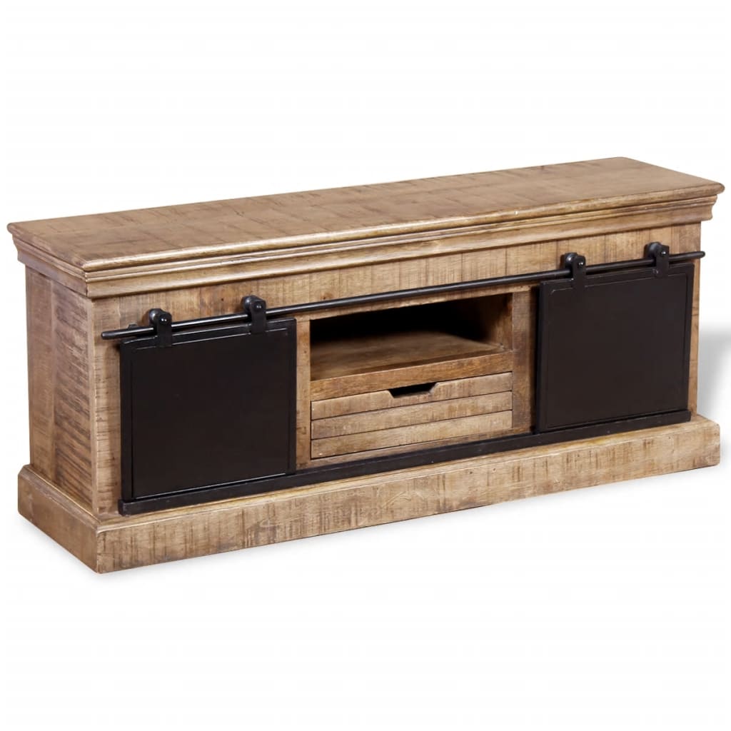 Mobili TV 2 porte scorrevoli Maciza Wood 110x30x45 cm