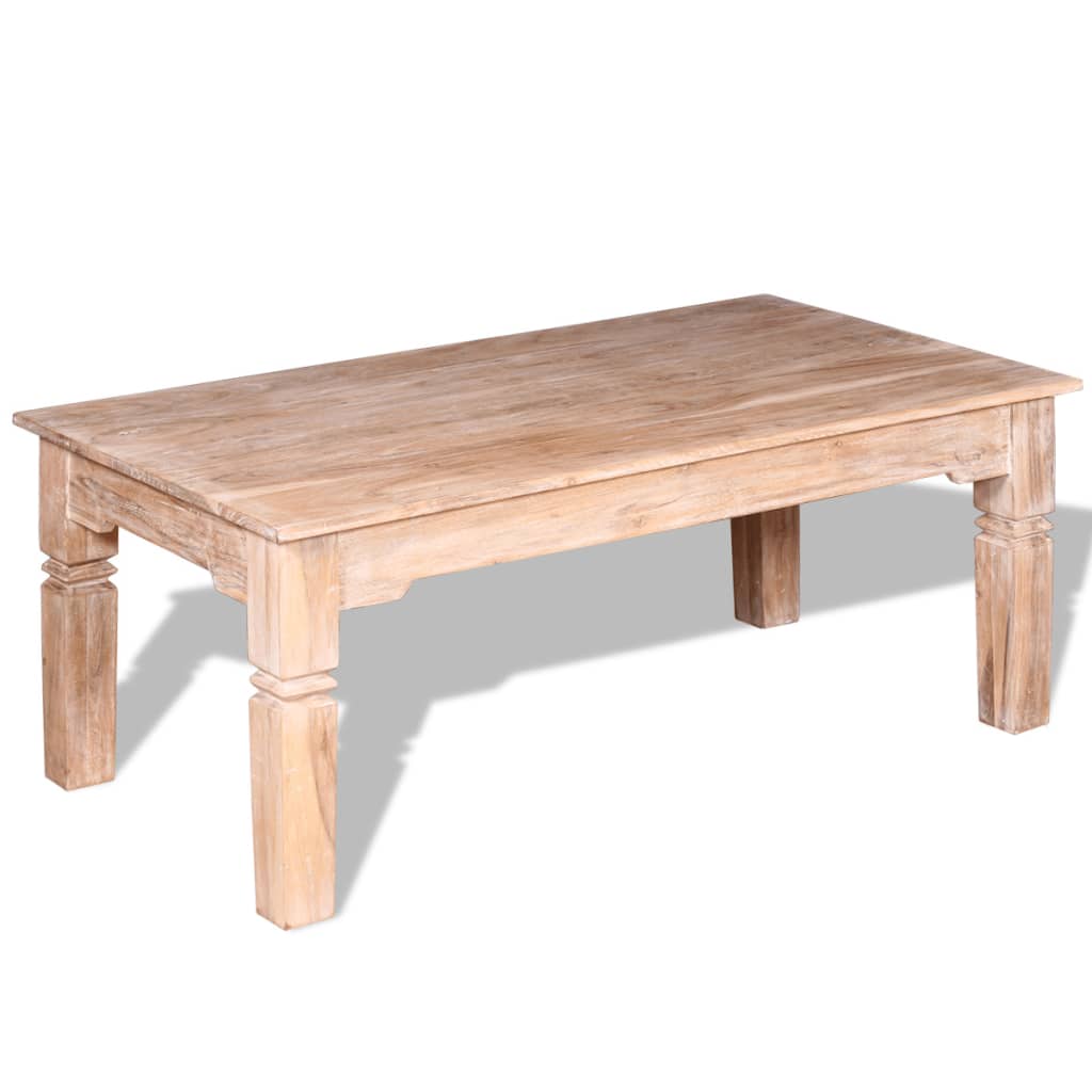 Mesa de centro de madera de acacia 110x60x45 cm