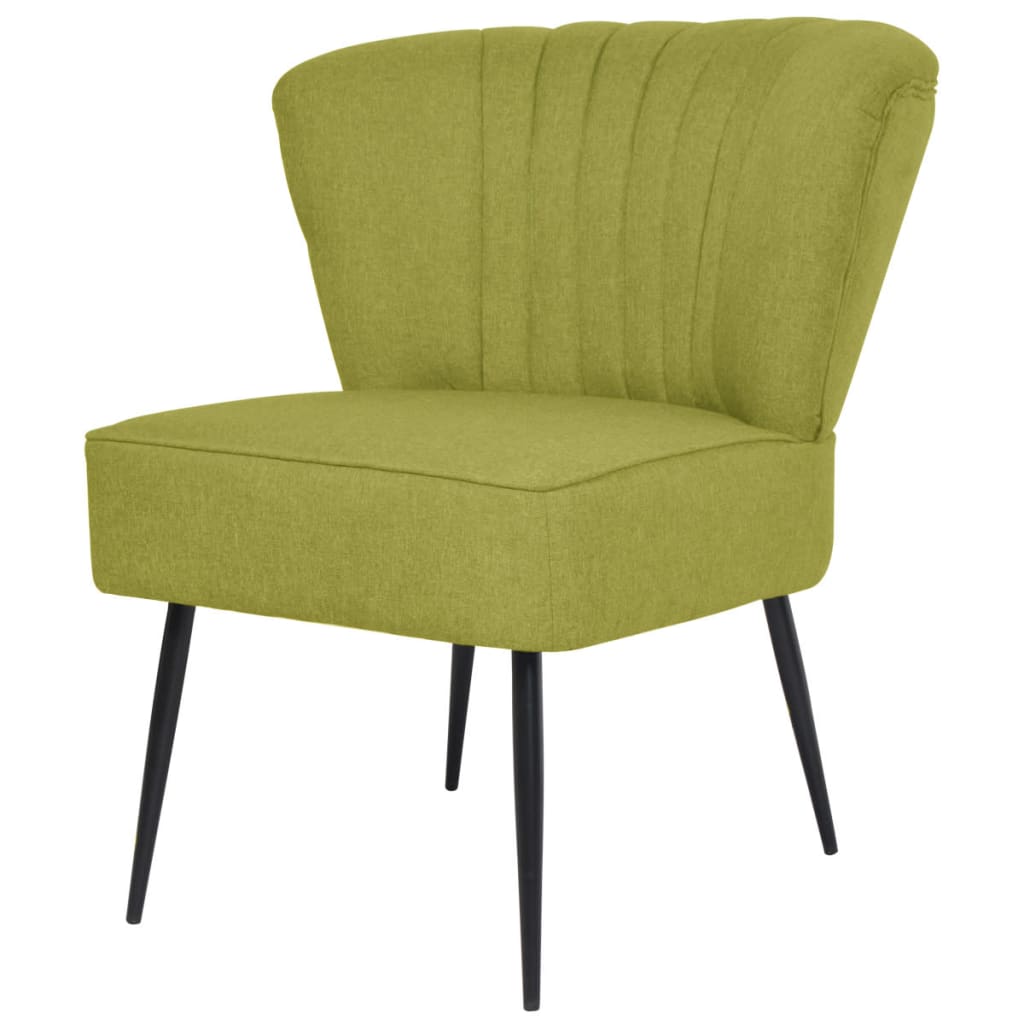 Vetonek Sillón de cóctel tela verde