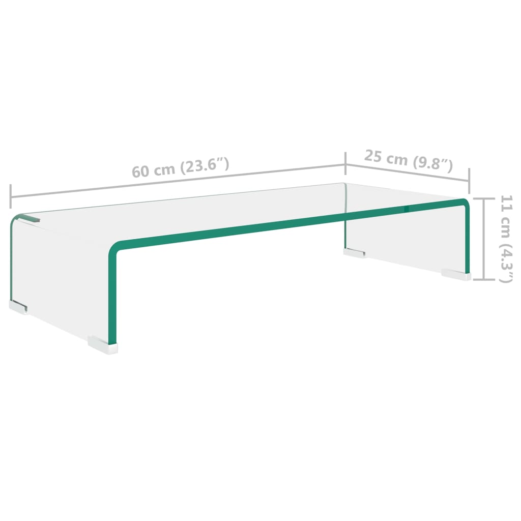 Unterstützung für Fernseh-/Aufzugskristallmonitor 60x25x11 cm