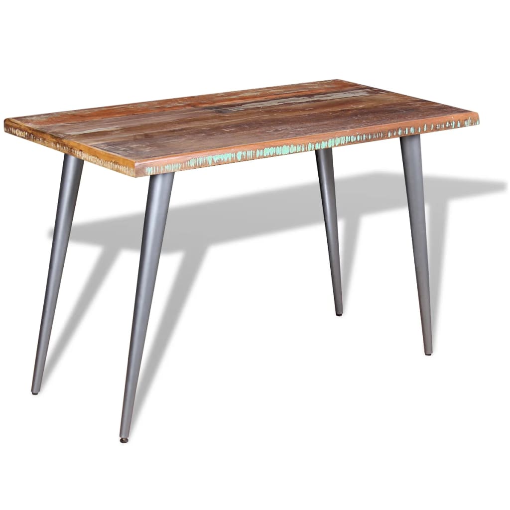 Mesa de comedor de madera maciza reciclada 120x60x76 cm vidaXL