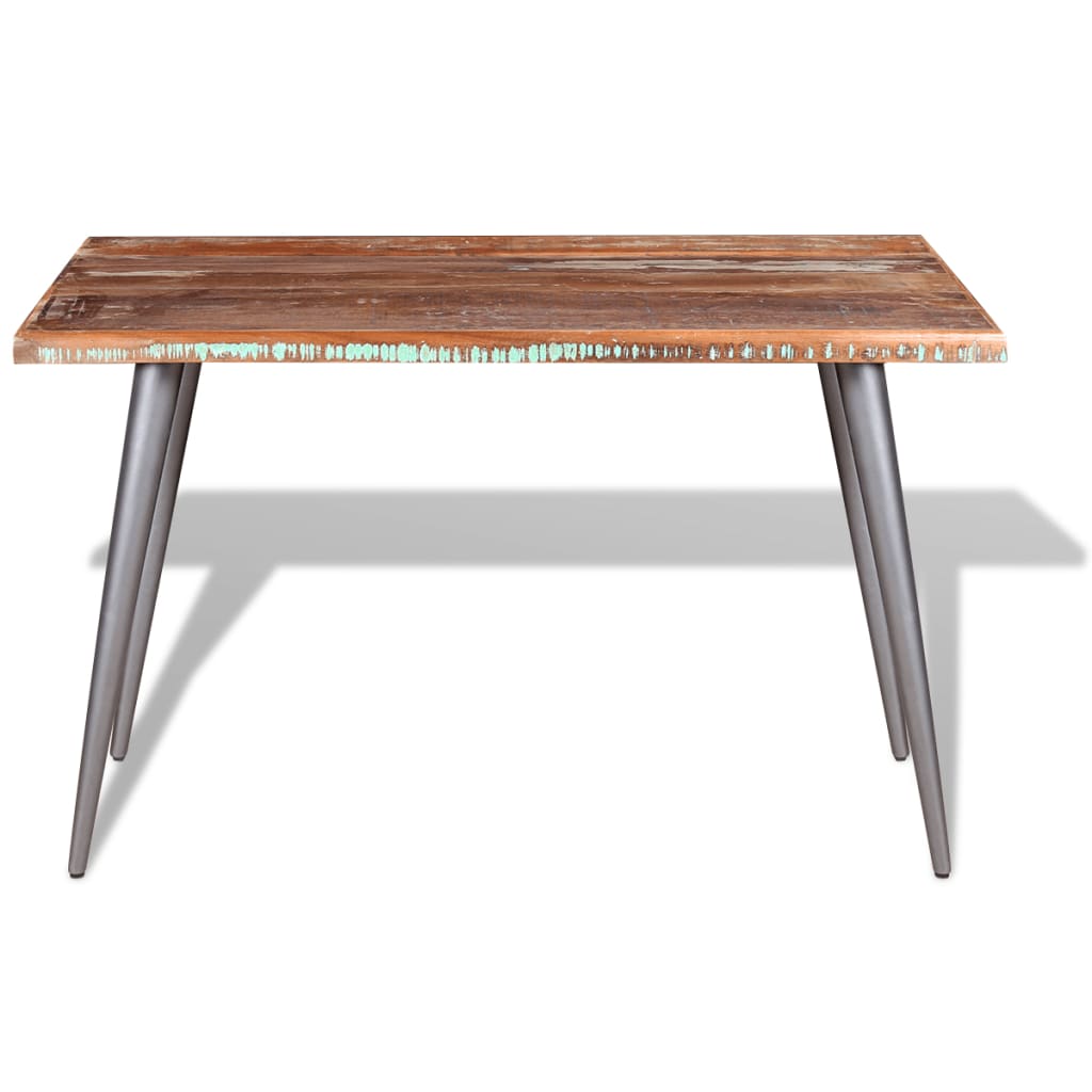 Mesa de comedor de madera maciza reciclada 120x60x76 cm vidaXL