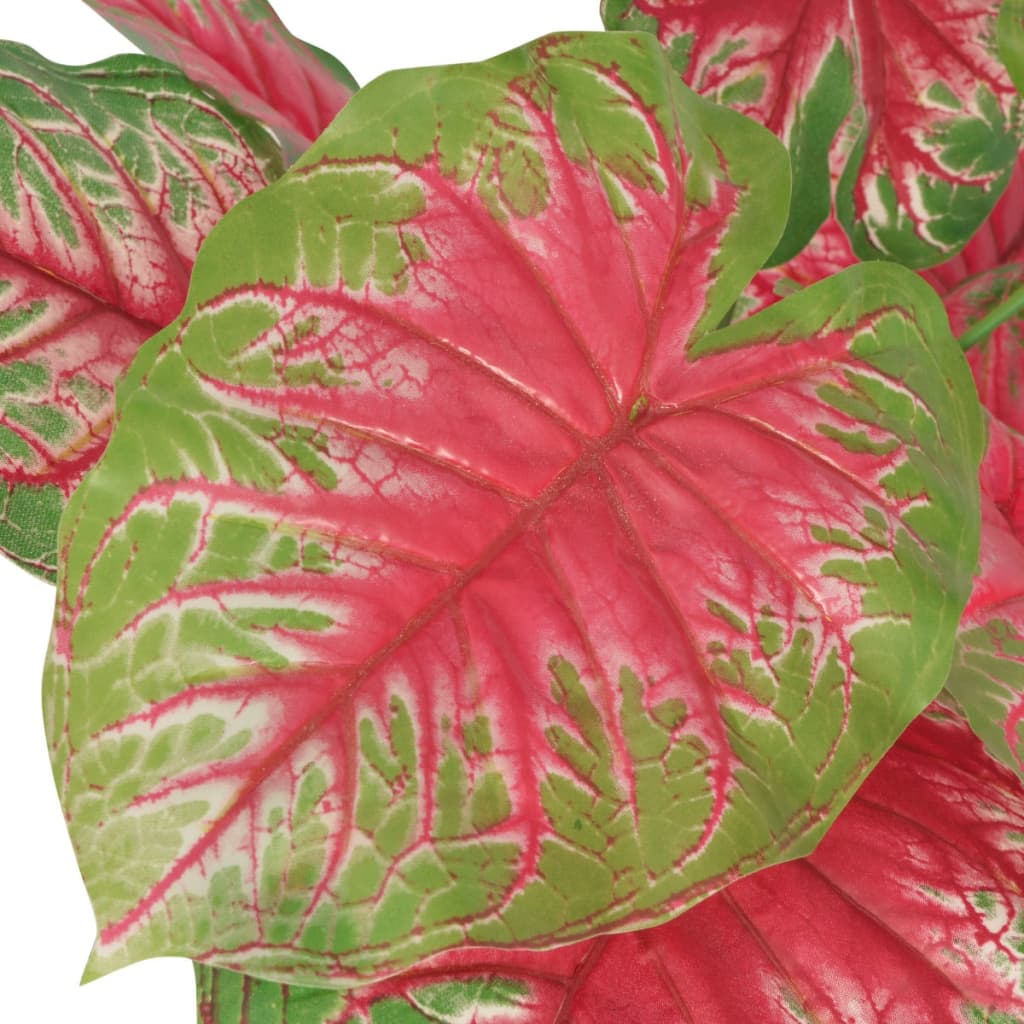 Plante de caladium artificiel avec du macétéro 85 cm vert