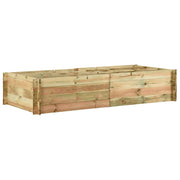 Jardinière à légumes en bois de pin imprégné 197x100x40cm v7968 Vetonek