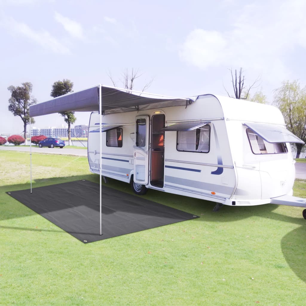 Carpete de tenda antracite de 300x600 cm