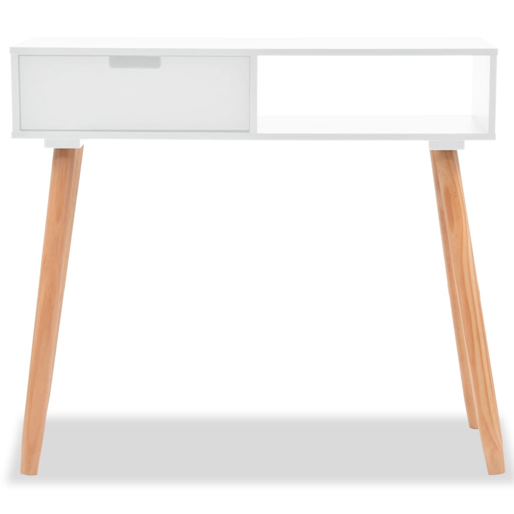 Console in legno Blanca Pine Tabella 80x30x72 cm