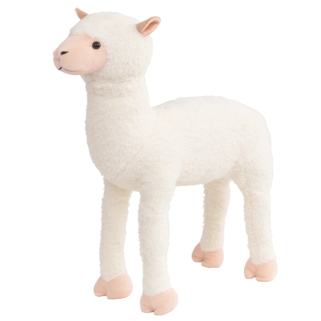 Vetonek Alpaca de peluche de pie blanca XXL