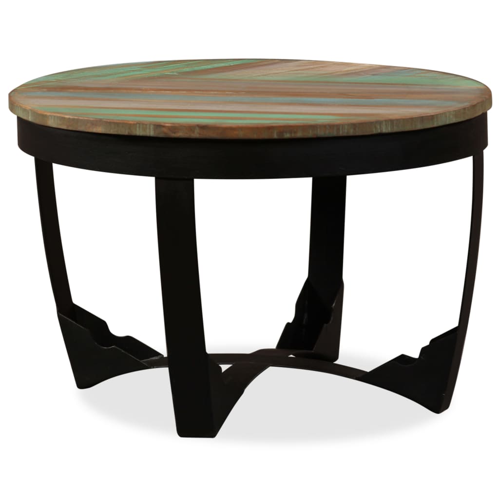 RECYCLED WOOD CENTER TABLE 60X40 CM