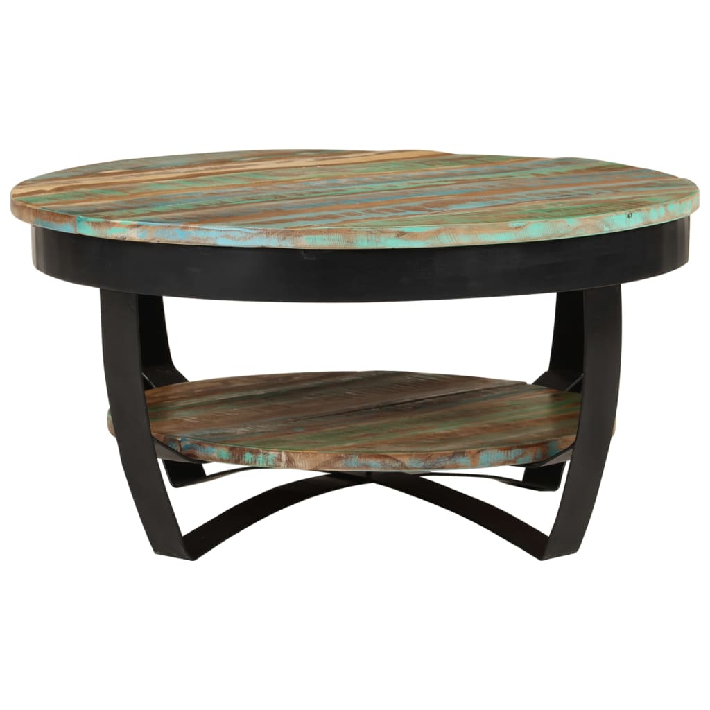 RECYCLED WOOD CENTER TABLE 65X32 CM