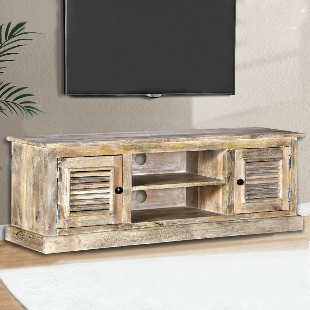 Vetonek Mueble para TV de madera maciza de mango