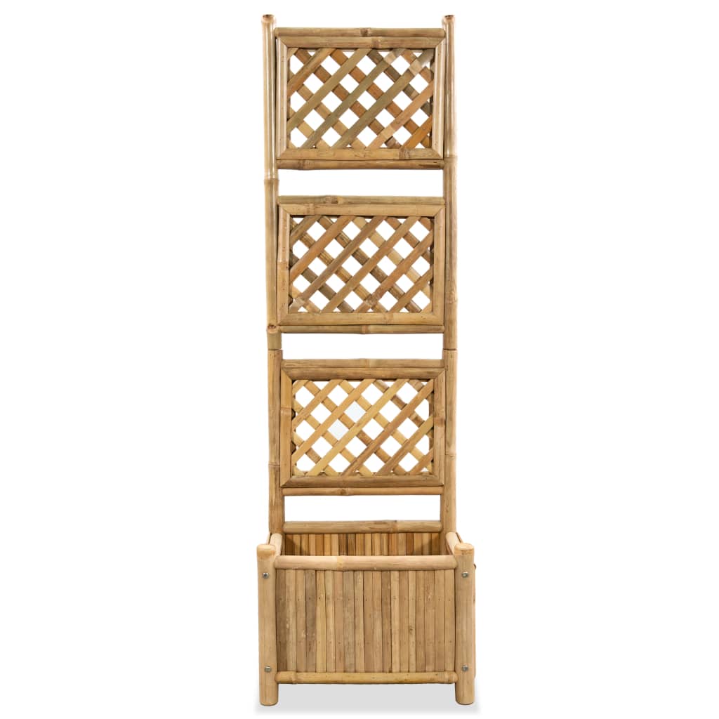 Vetonek Garden planter with bamboo trellis 40 cm