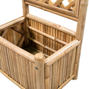 Garden planter with bamboo trellis 40 cm v6792 - Vetonek