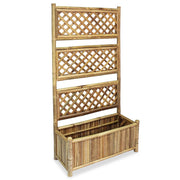 Vetonek Garden planter with bamboo trellis 70 cm
