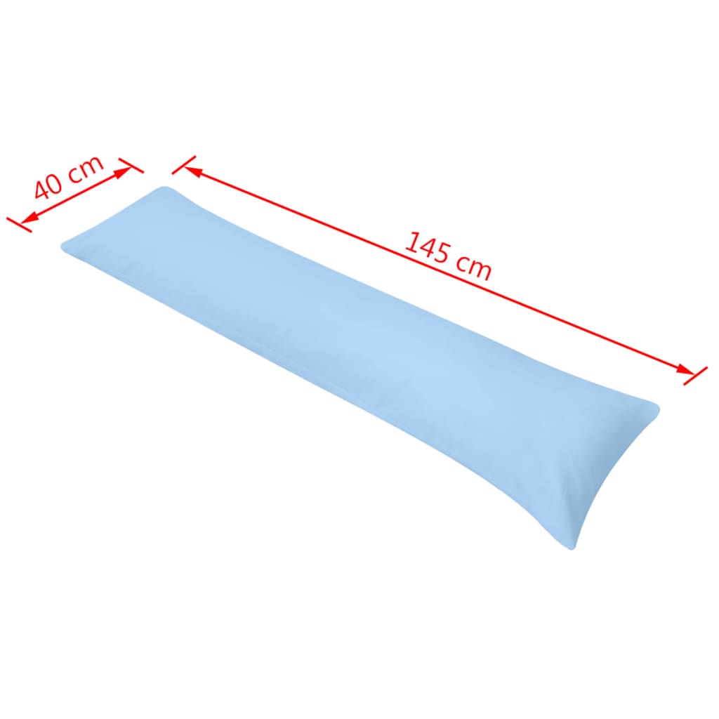 Almohada corporal para dormir de lado 40x145 cm azul vidaXL