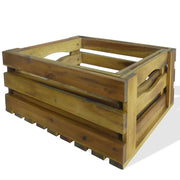Vetonek Jardinière à pommes à planter en bois d'acacia
