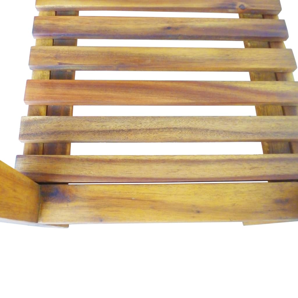 Jardinière en bois d'acacia massif et zinc v2557 - Vetonek