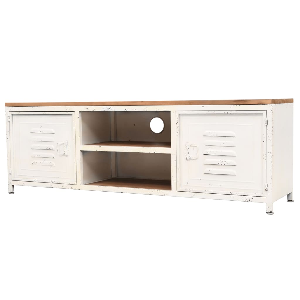 Vetonek Mueble para TV blanco 120x30x40 cm