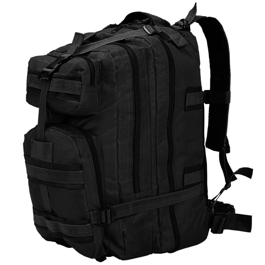 Vetonek Mochila estilo ejército XXL negro 50 l