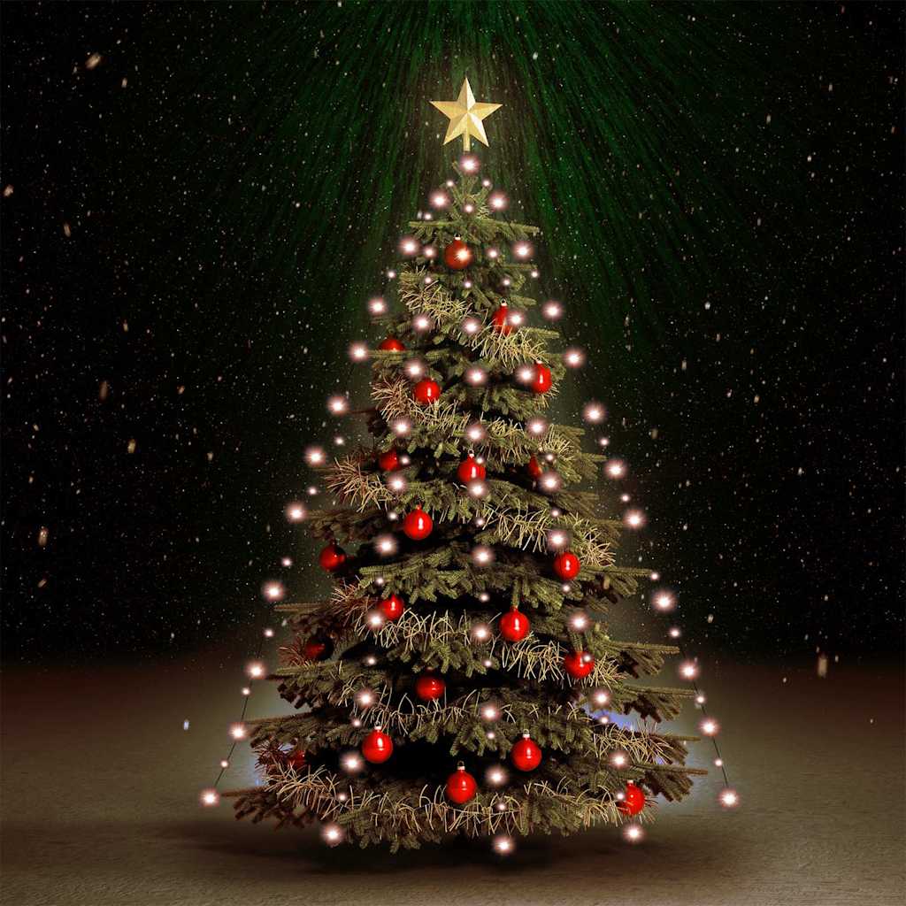 Vetonek Red de luces de árbol de Navidad con 180 LEDs 180 cm