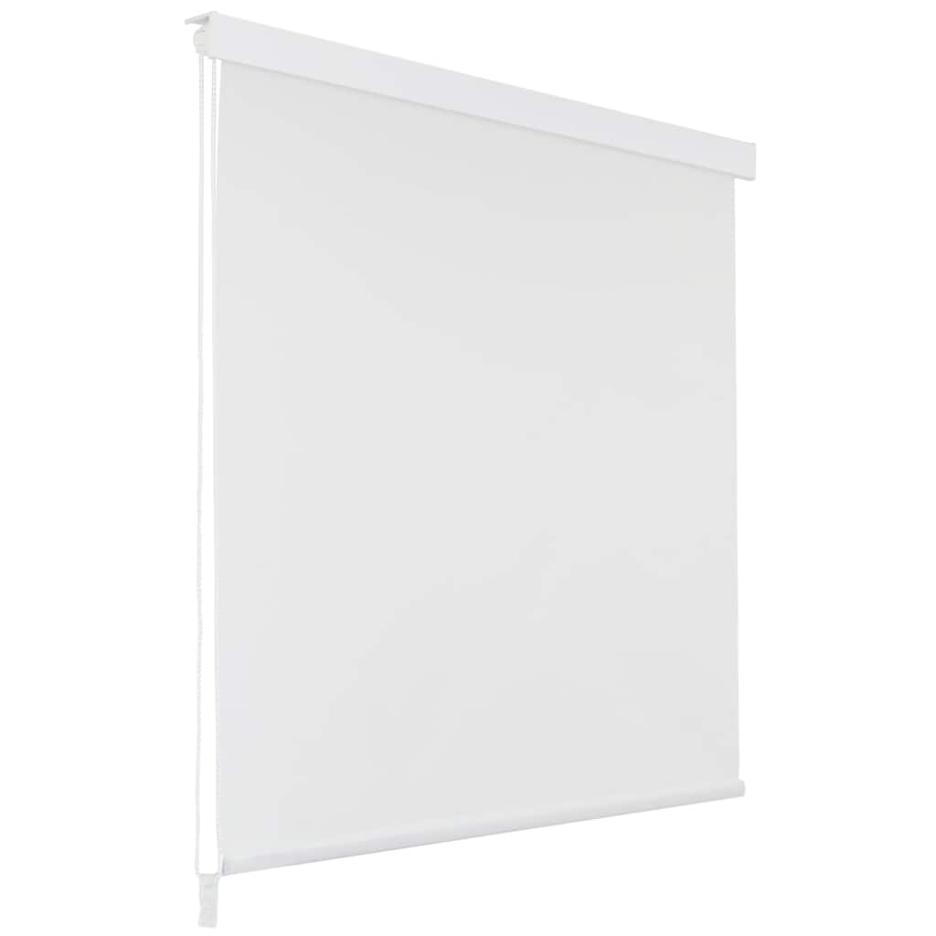 Vetonek Persiana enrollable de ducha blanco 80x240 cm