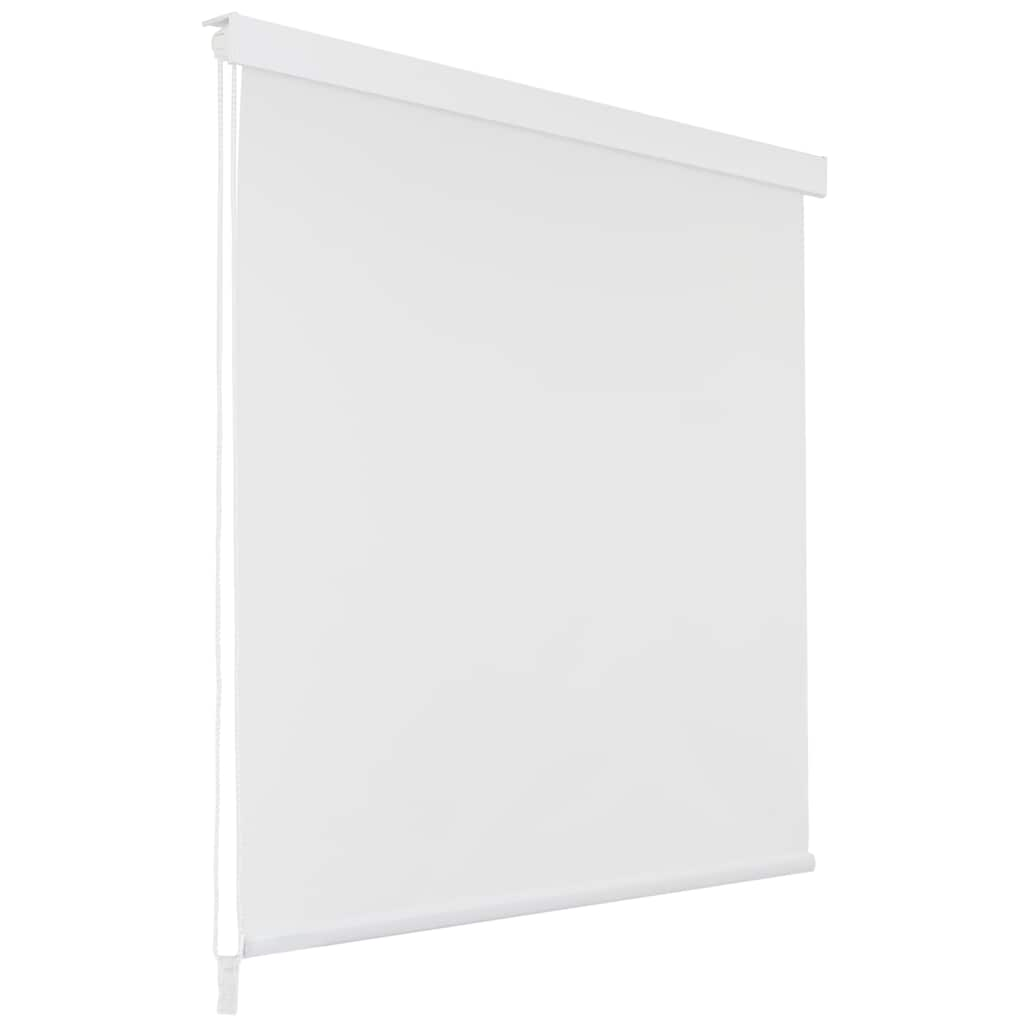 Vetonek Persiana enrollable de ducha blanco 120x240 cm