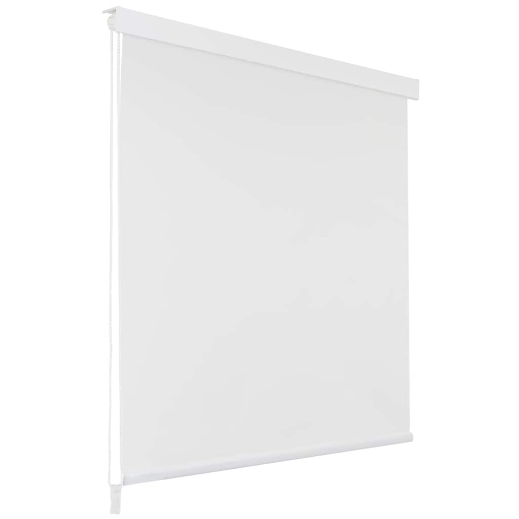 Vetonek Persiana enrollable de ducha 160x240 cm blanco