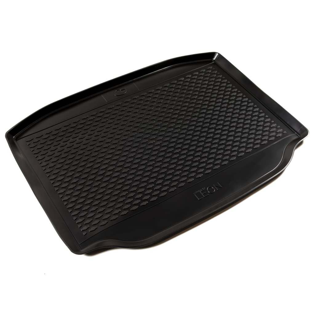 Vetonek Alfombra de maletero de coche Seat LEON Hatchback 2012- goma