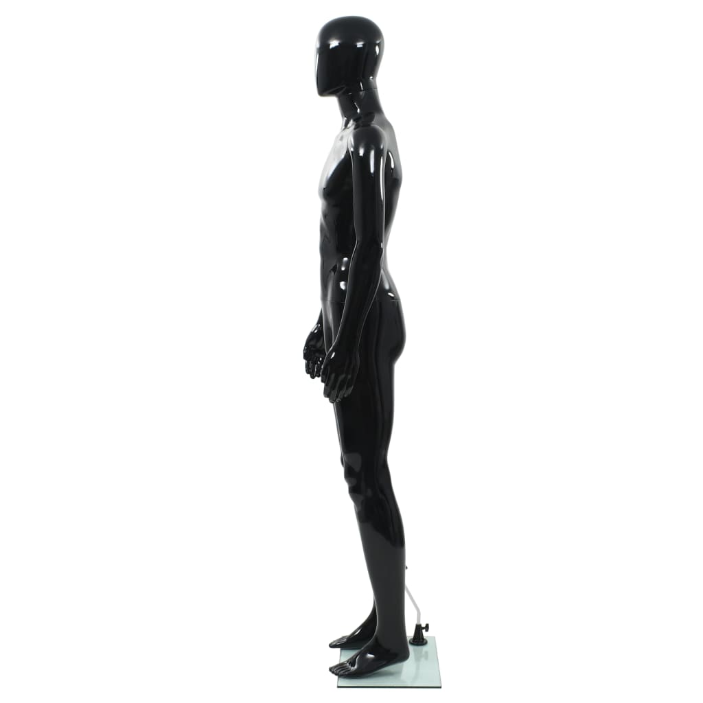 Maniquí gizonezkoen oinarria Black Black 185 cm