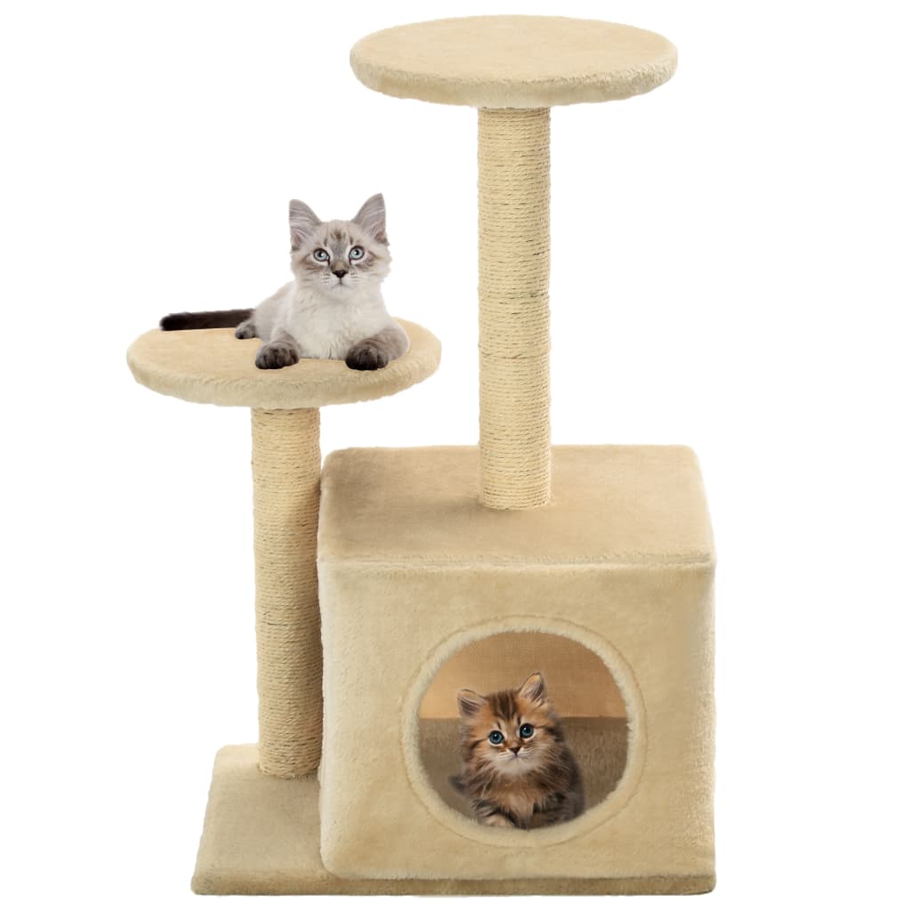 Catschador com sisal post 60 cm bege