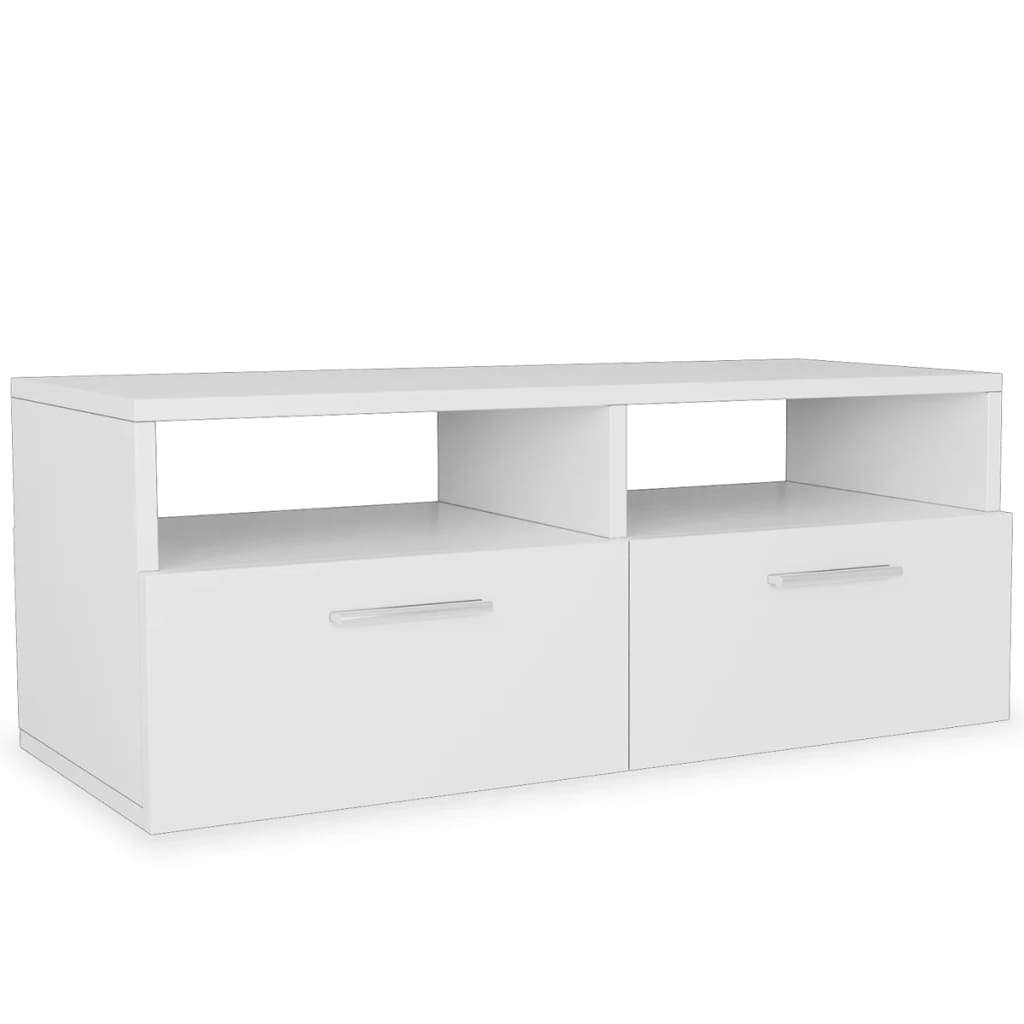 Engineering Wooden TV furniture 2 units white