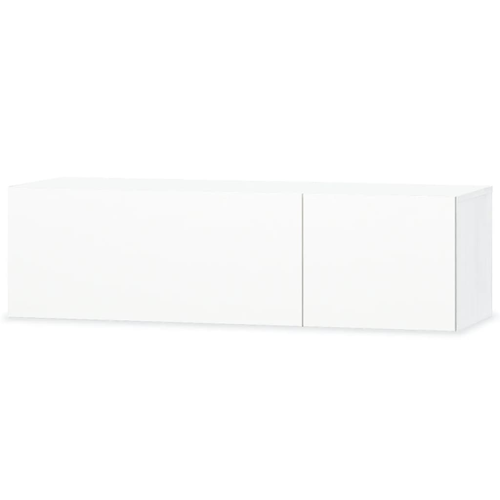 Fernsehschrank 2 Uds Bruchapada White Brillo 120x40x34cm