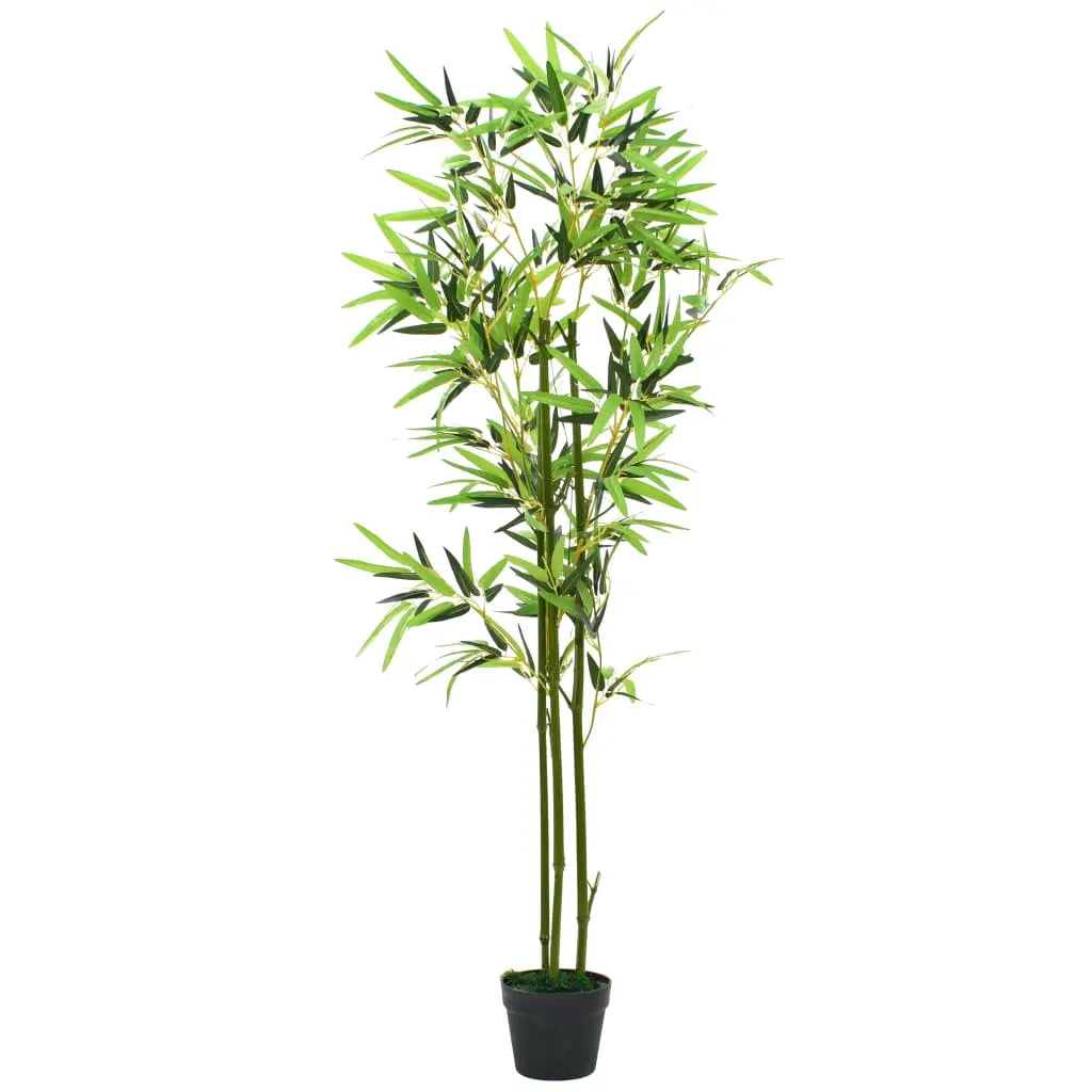 Vetonek Planta de bambú artificial con maceta 150 cm verde