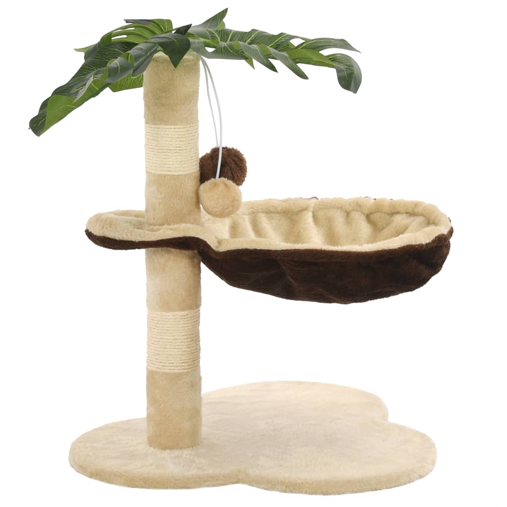 Catschador com sisal Post 50 cm bege e marrom