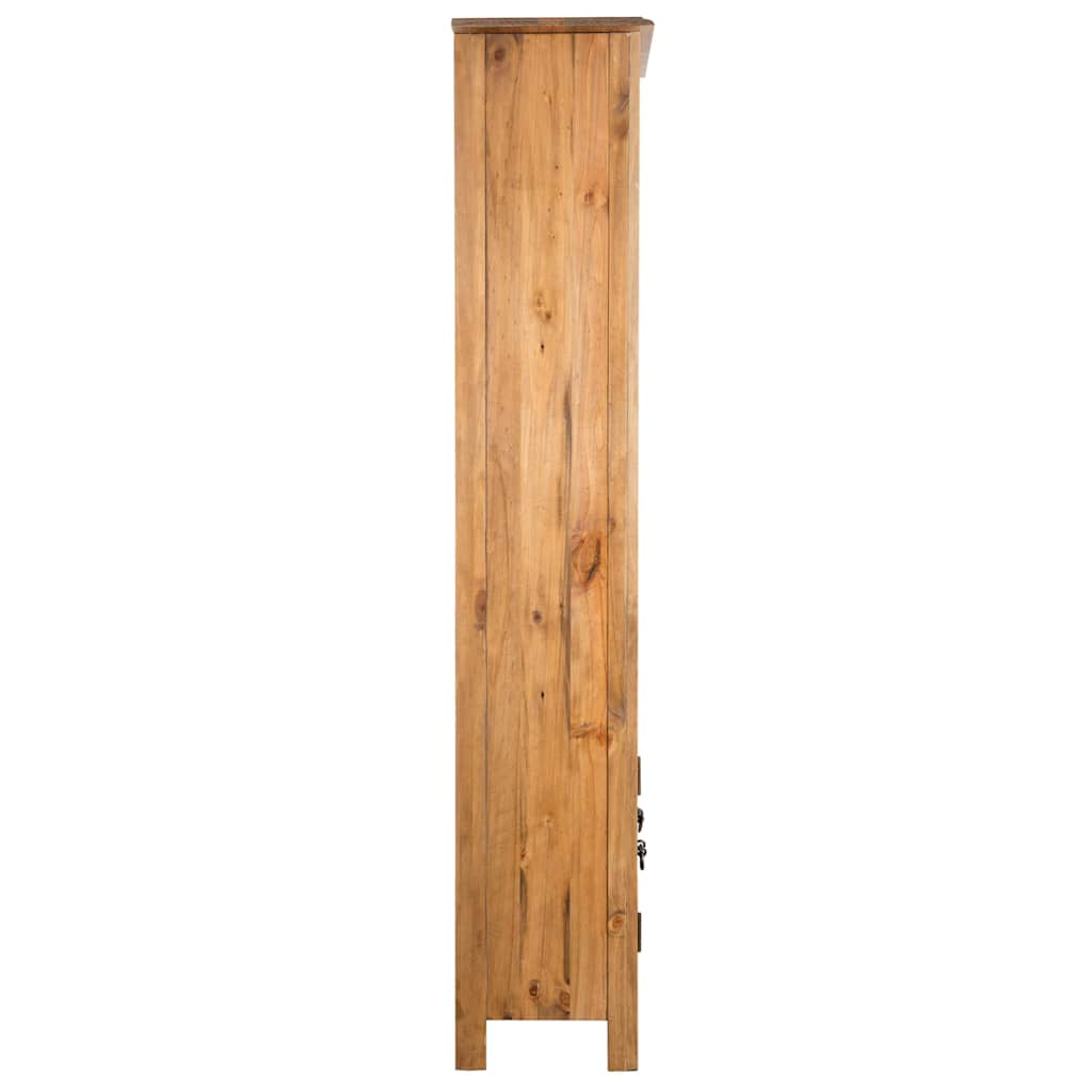 Mueble de baño madera maciza de pino 48x32x170 cm