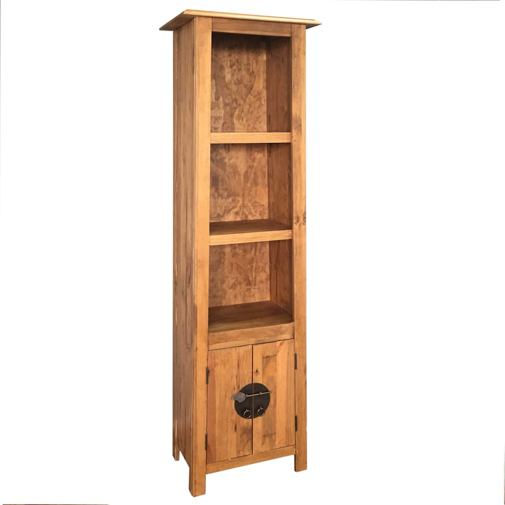 Vetonek Mueble de baño madera maciza de pino 48x32x170 cm