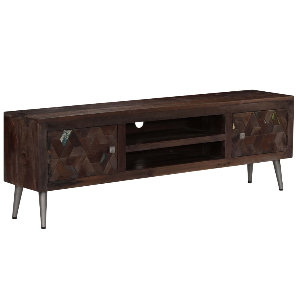 Recycled solid wood tv furniture 140x30x45 cm