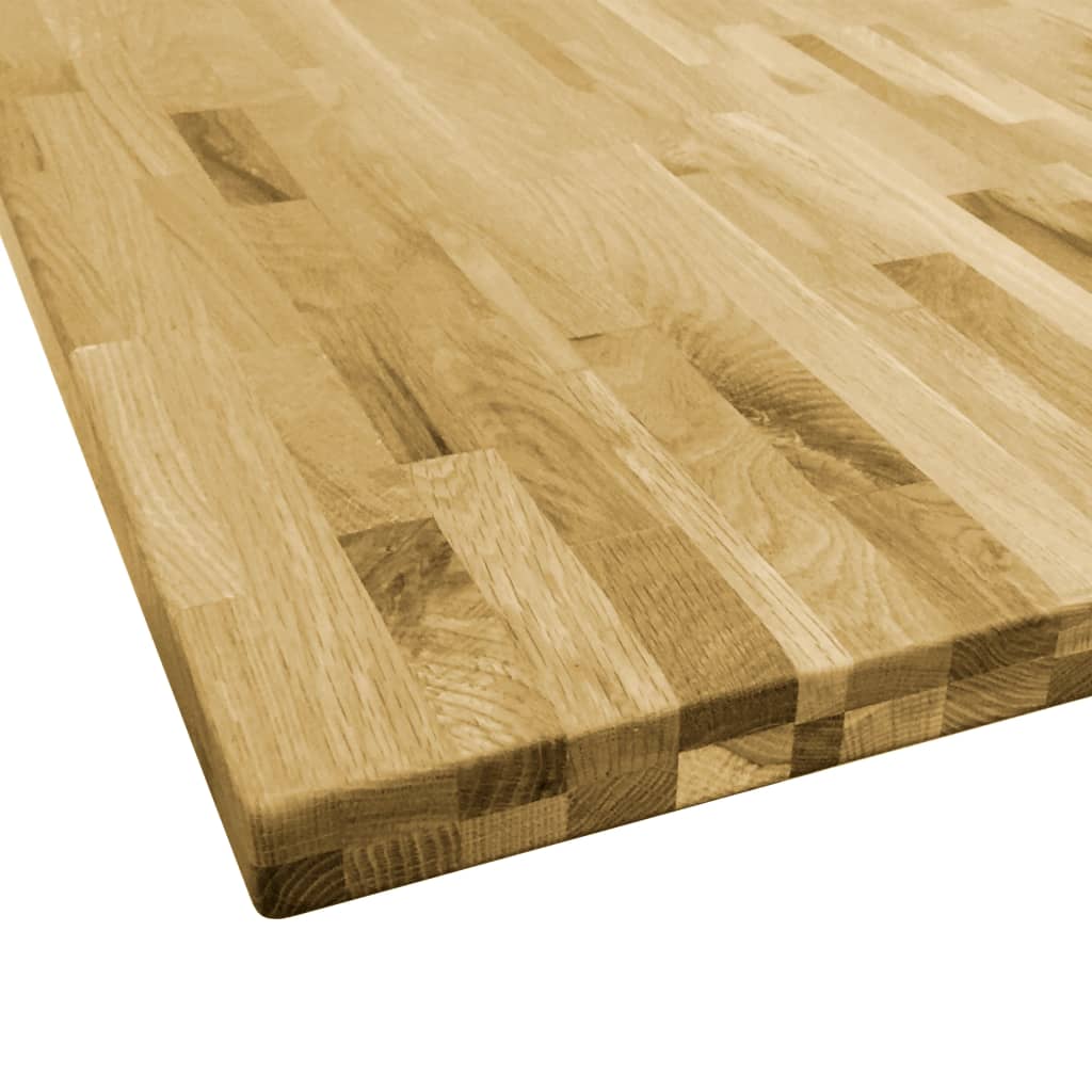 SQUARE TABLE BOARD SOLD WOOD OF Oak 44 mm 70x70 cm