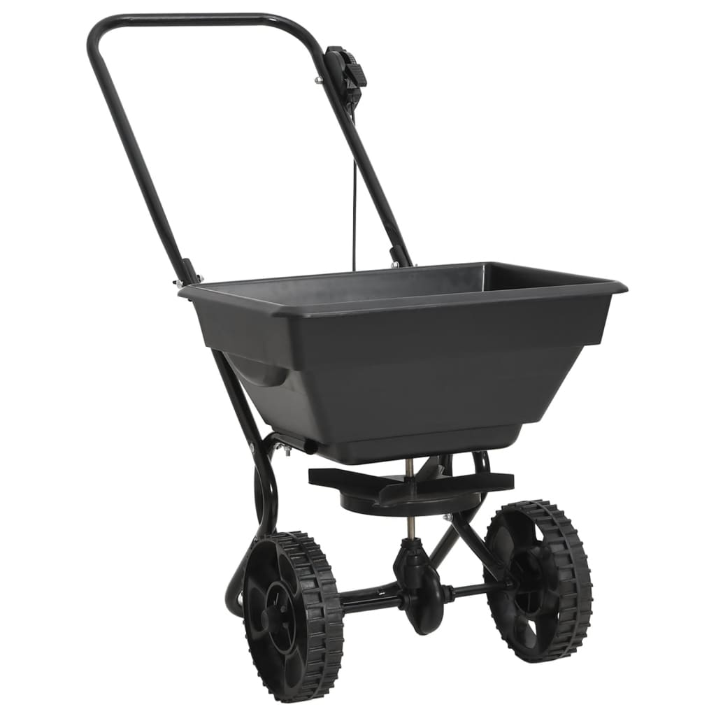 Carrito de mano esparcidor de sal pvc y acero 92x46x70 cm 15 l v5690 Vetonek