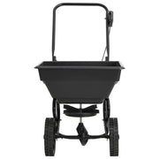 Vetonek Carrito de mano esparcidor de sal PVC y acero 92x46x70 cm 15 L