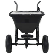 Vetonek Carrito de mano esparcidor de sal PVC y acero 106x73x76 cm 45 L